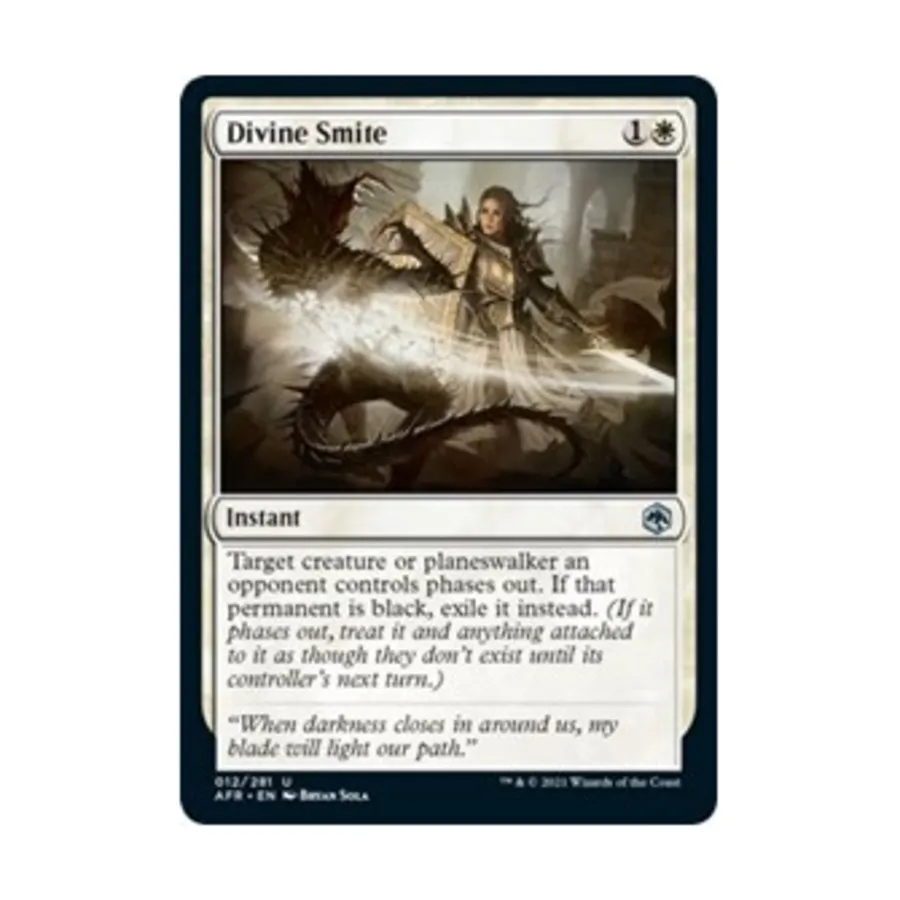 

CCG Божественный удар (U), MTG - Adventures in the Forgotten Realms