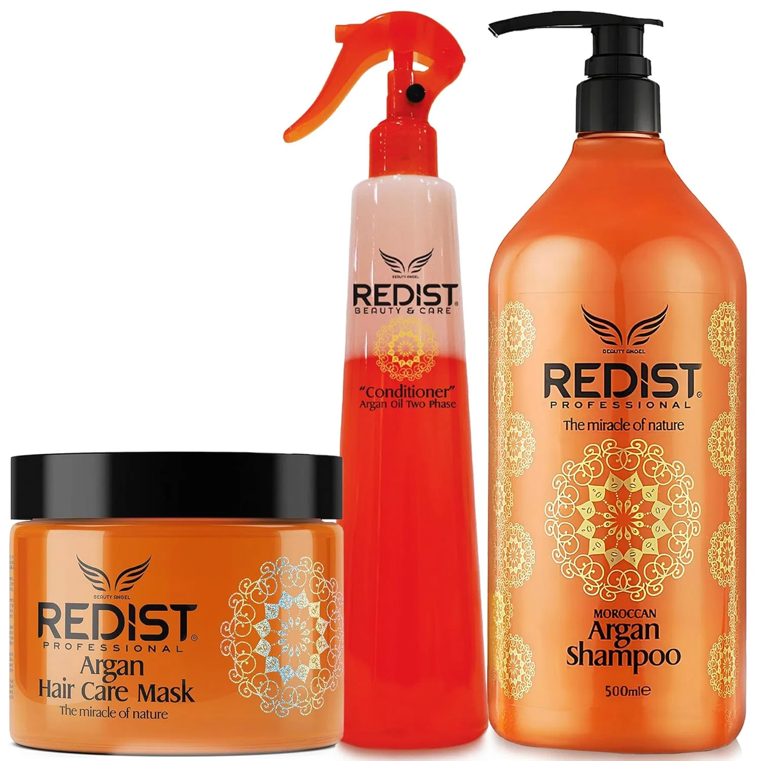 Набор для ухода за волосами с аргановым маслом Redist Redist
