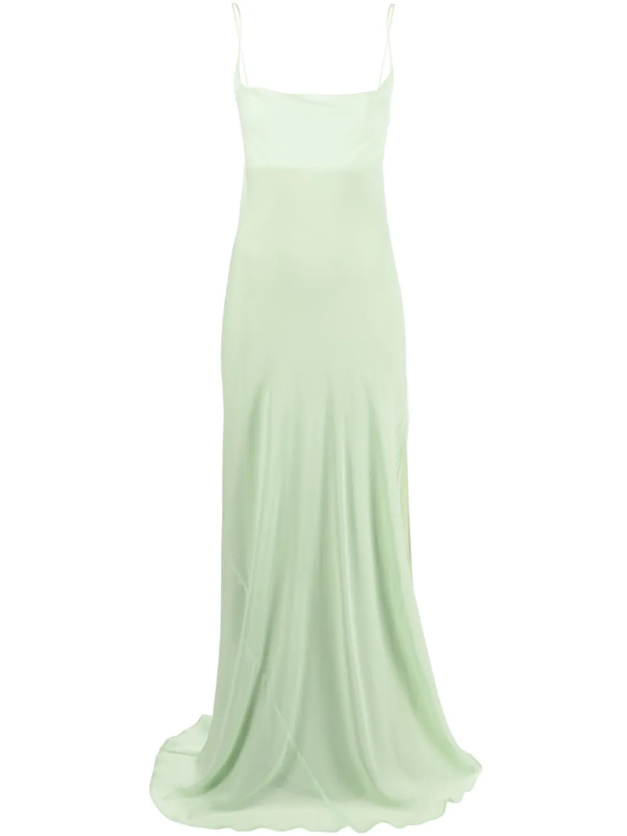 

THE ANDAMANE платье макси с воротником-хомутом, зеленый