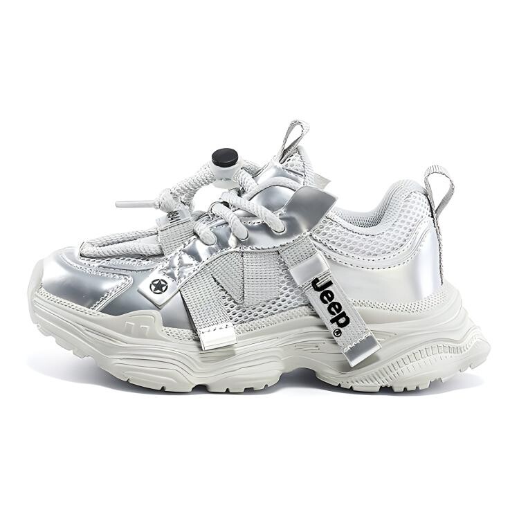 

Кроссовки Jeep Kids Lifestyle Shoes Kids Low-top Star Diamond Silver, серебряный