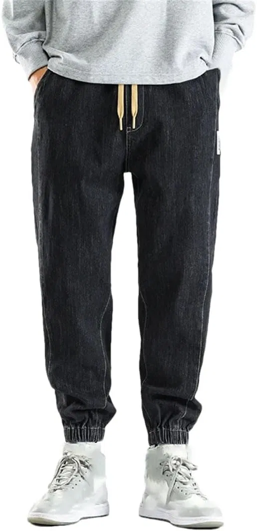 Джинсы свободные, Men's Baggy Jeans, черный