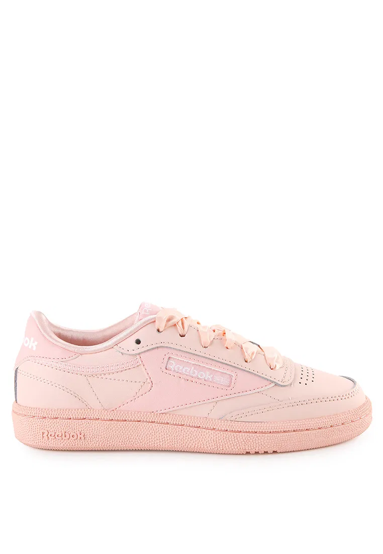 Кроссовки детские спортивные, Club C, Reebok, розовый/белый