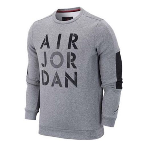 

Толстовка Air Jordan Word Mark Long Sleeve 'Grey', серый