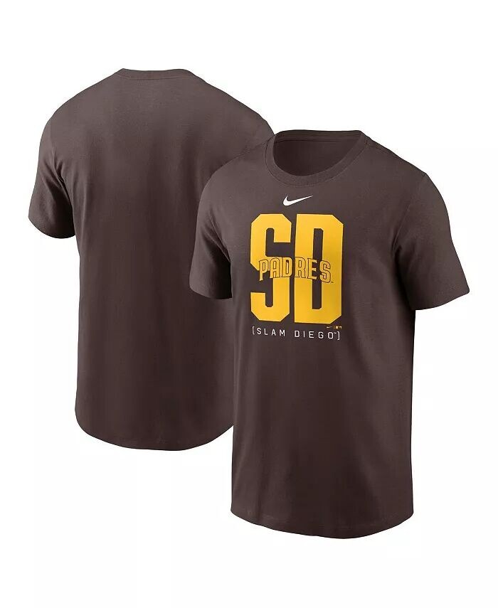 

Мужская коричневая футболка с табло San Diego Padres Nike