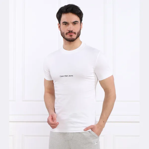 Футболка стандартного кроя Institution Calvin Klein, белый — фото 2