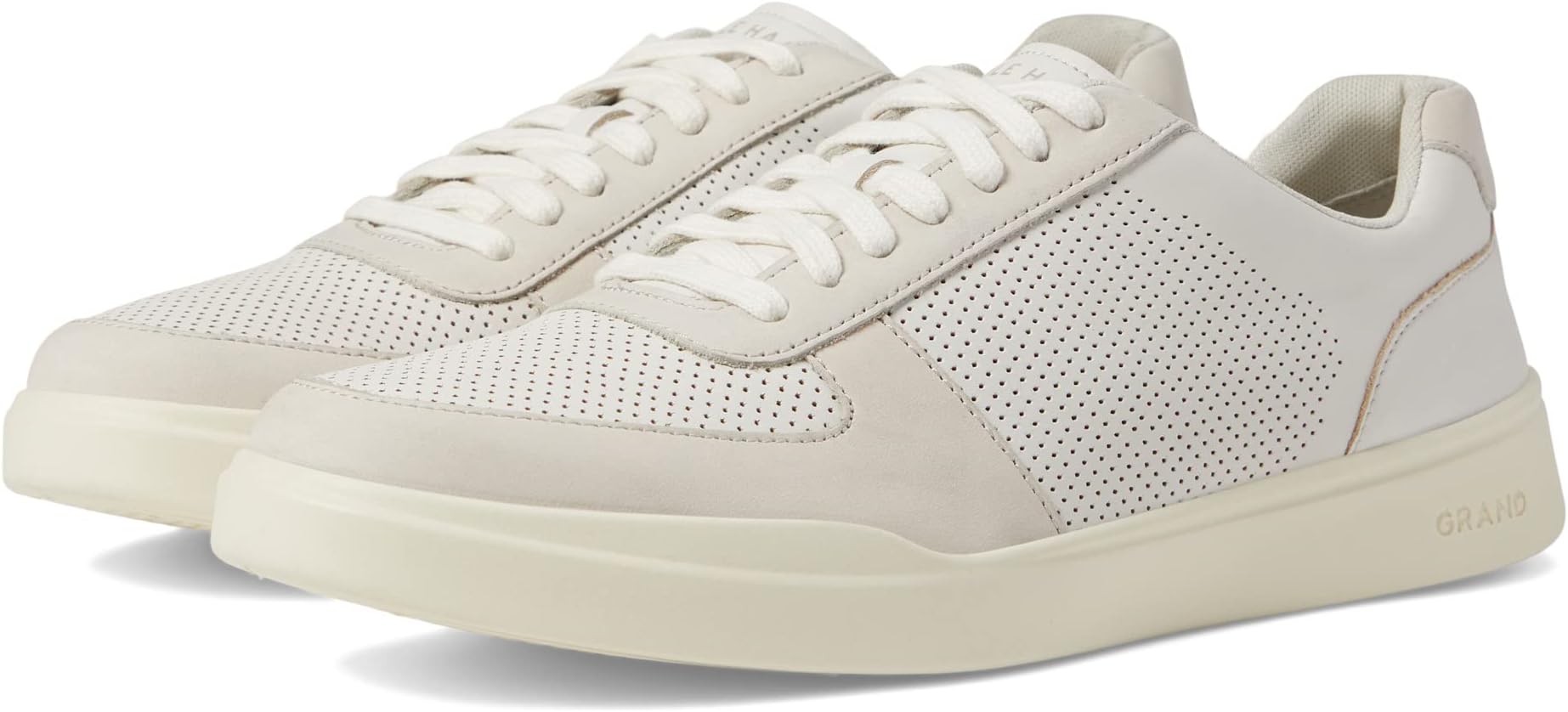 

Кроссовки Cole Haan Grand Crosscourt Modern Perf Sneaker, цвет Ivory/Silver Birch