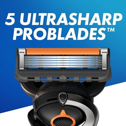 Бритвенные лезвия Gillette Proglide для мужчин с прецизионным триммером, 5 антифрикционных лезвий — 4 шт. в упаковке — фото 3