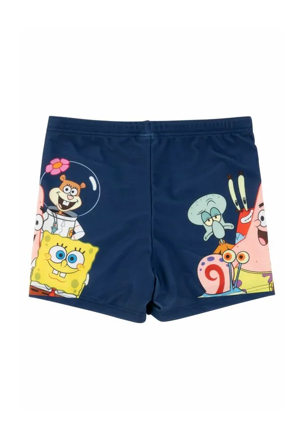 Губка боб schwammkopf badehose schwimmhose badekleidung шланг плавки Spongebob, Blau — фото 2