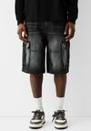 

Бермуды BAGGY Bershka, черный