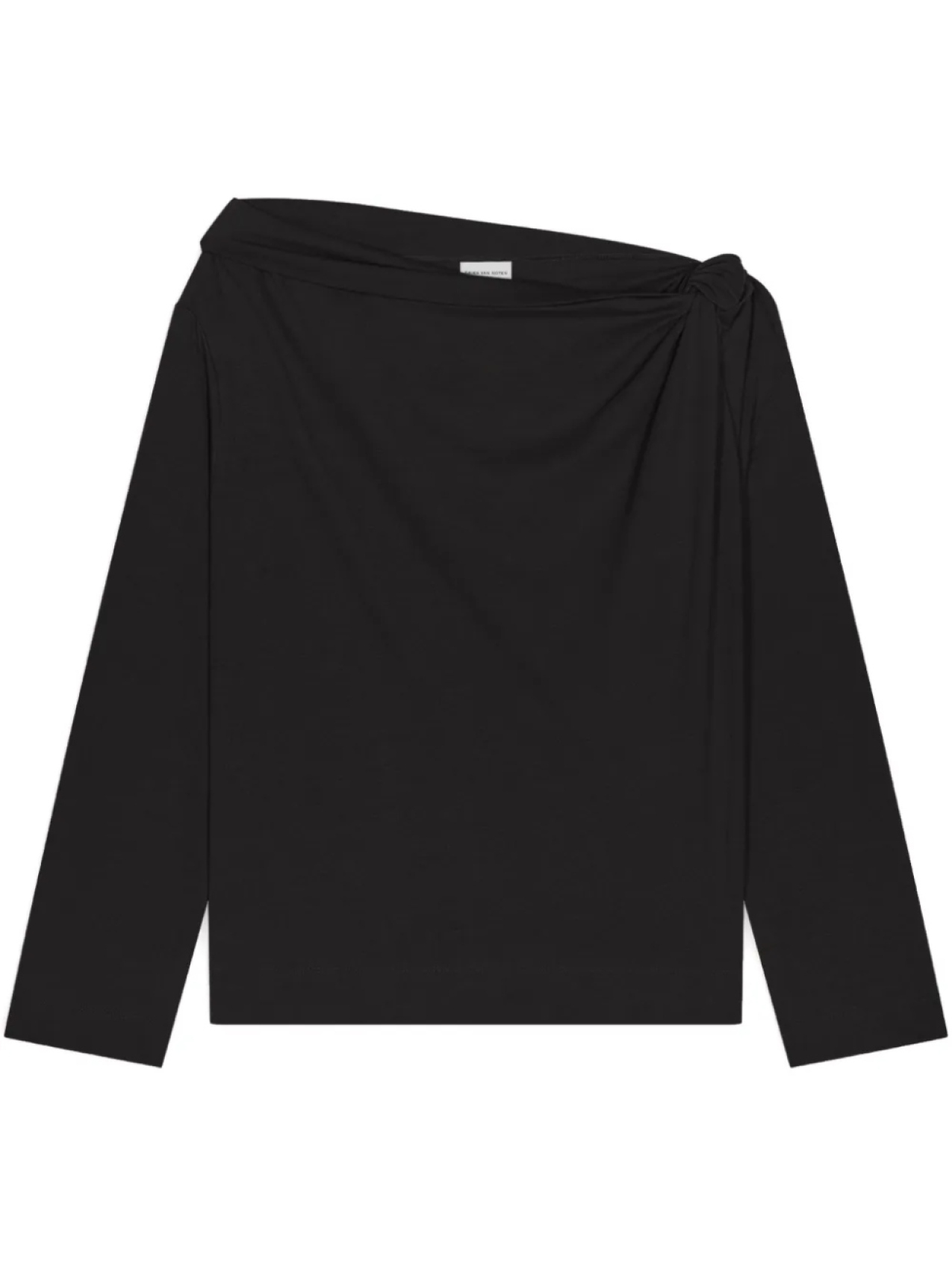 

DRIES VAN NOTEN топ с открытыми плечами, черный