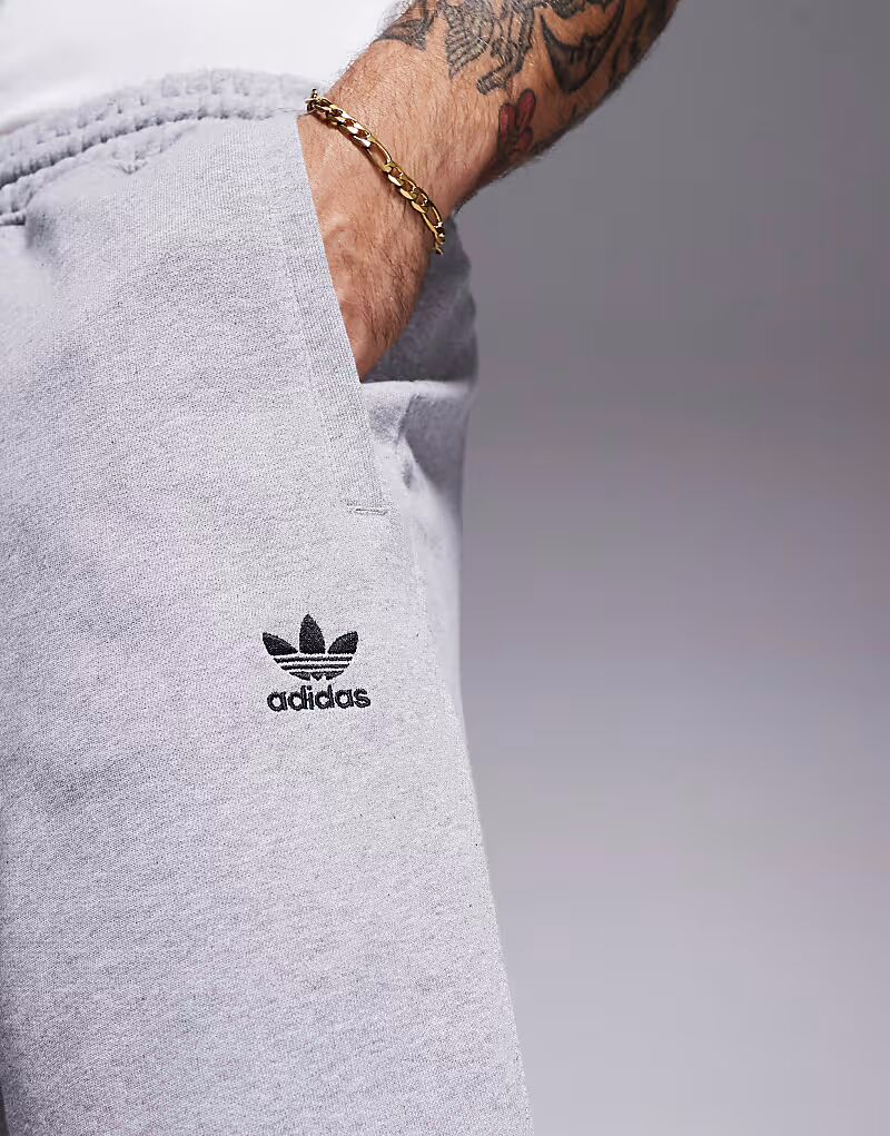 Шорты Essential в цвете «меланжевый серый» Adidas Originals — фото 3