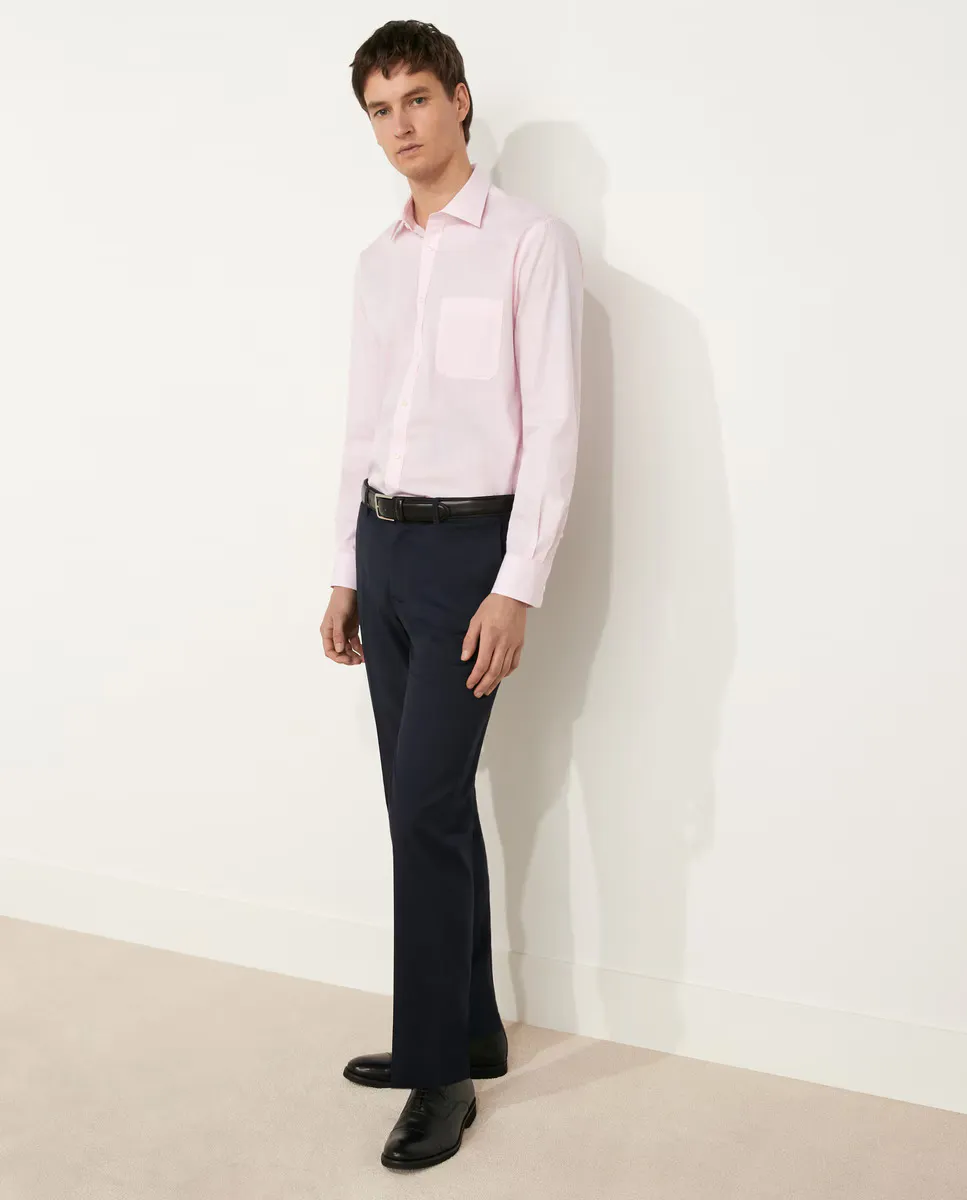 

Мужская классическая рубашка стандартного кроя без принта Dustin, розовый