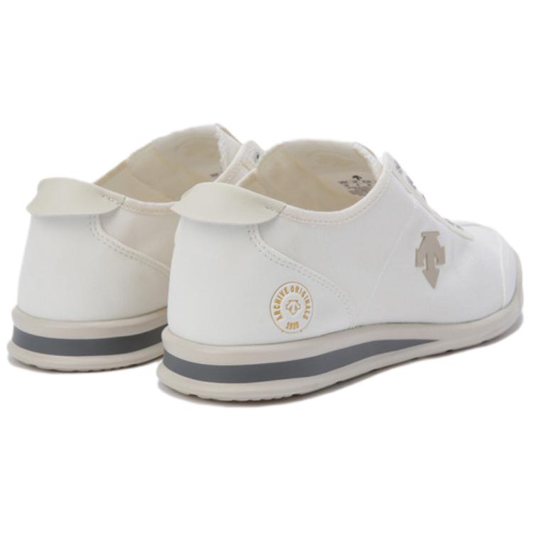 DESCENTE Crontempo Slip Resistant Abrasion Resistant низкие повседневные кроссовки Unisex White — фото 3