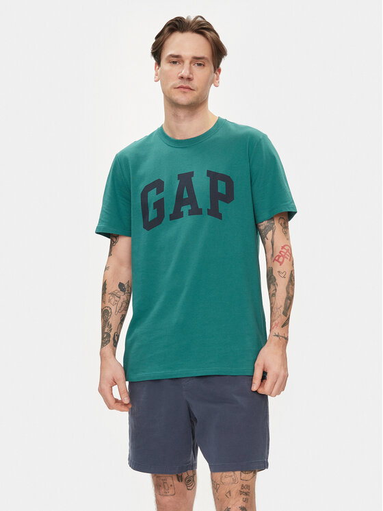 

Футболка стандартного кроя Gap, зеленый