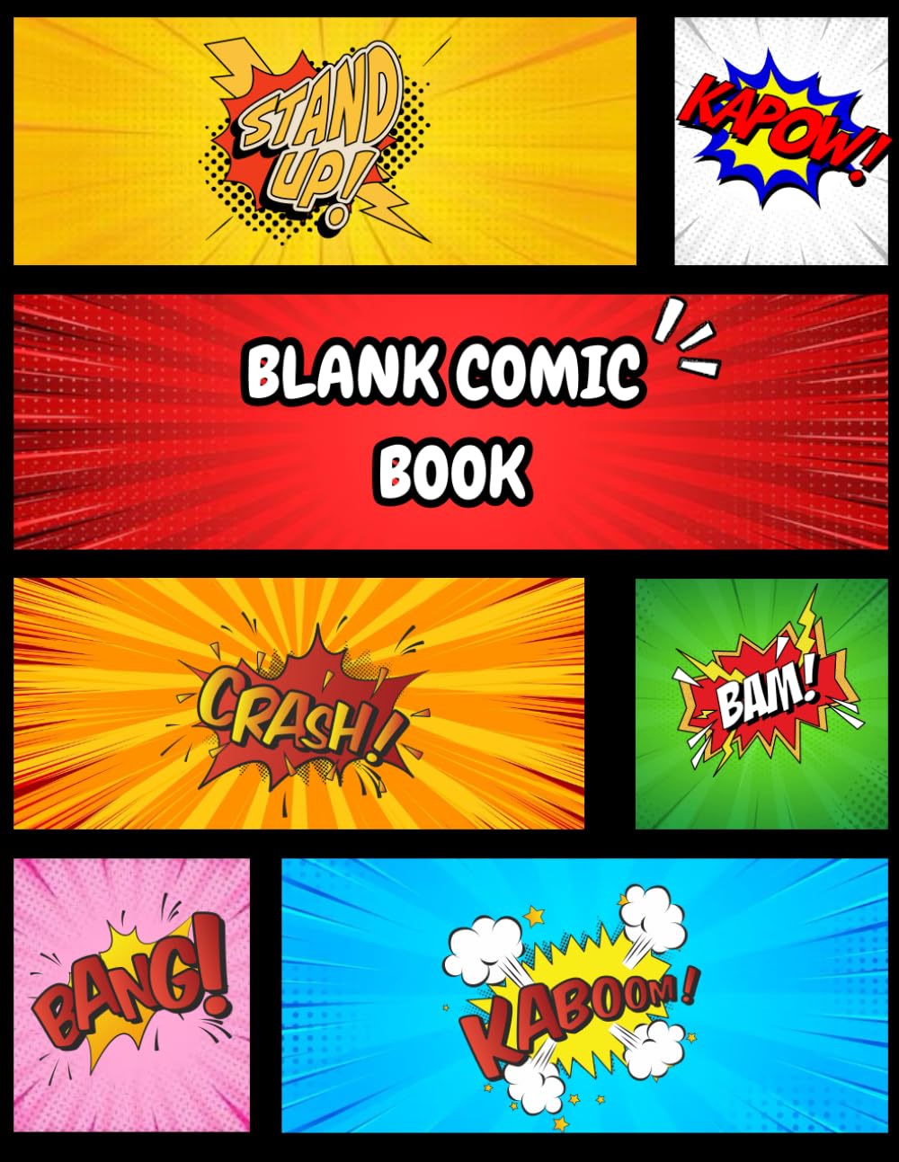 

Blank Comic Book :: Fun For All Ages Create Your Own and Unique Comics With This Comics Journal Notebook: Fun Pages and Templates Designed (Independently published)