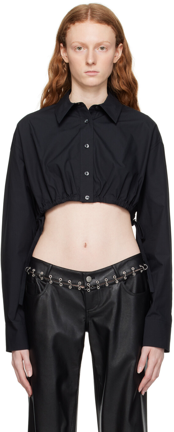 

Укороченная рубашка alexanderwang.t, черный