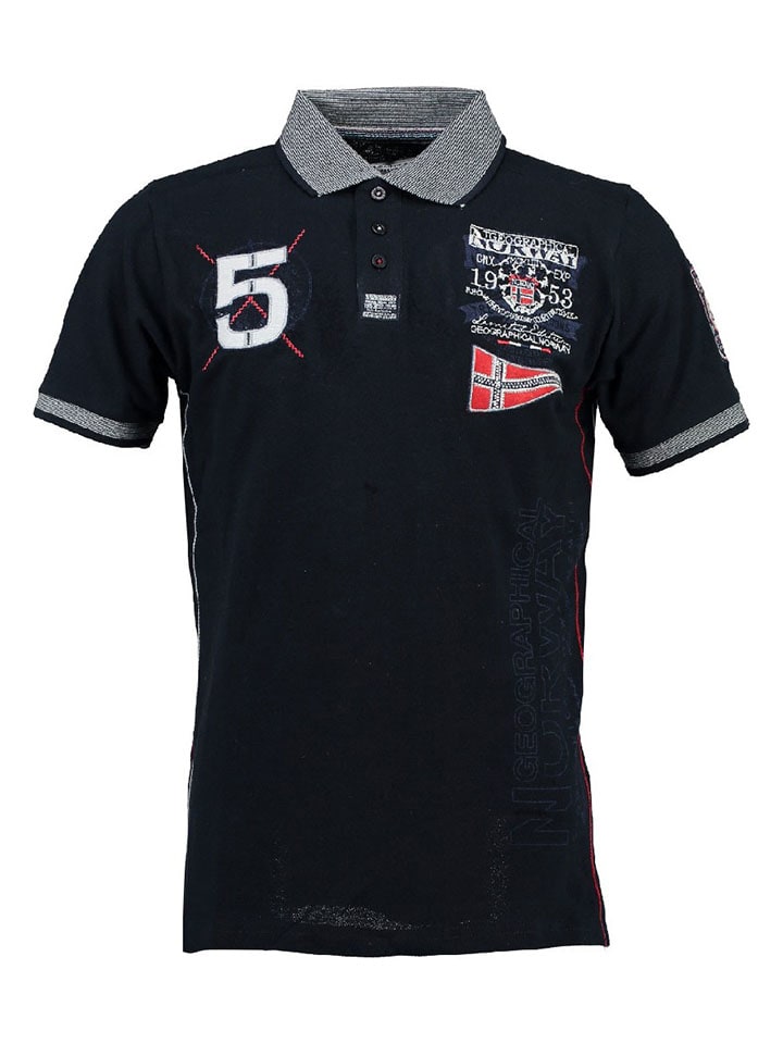 

Рубашка-поло Geographical Norway, темно-синий