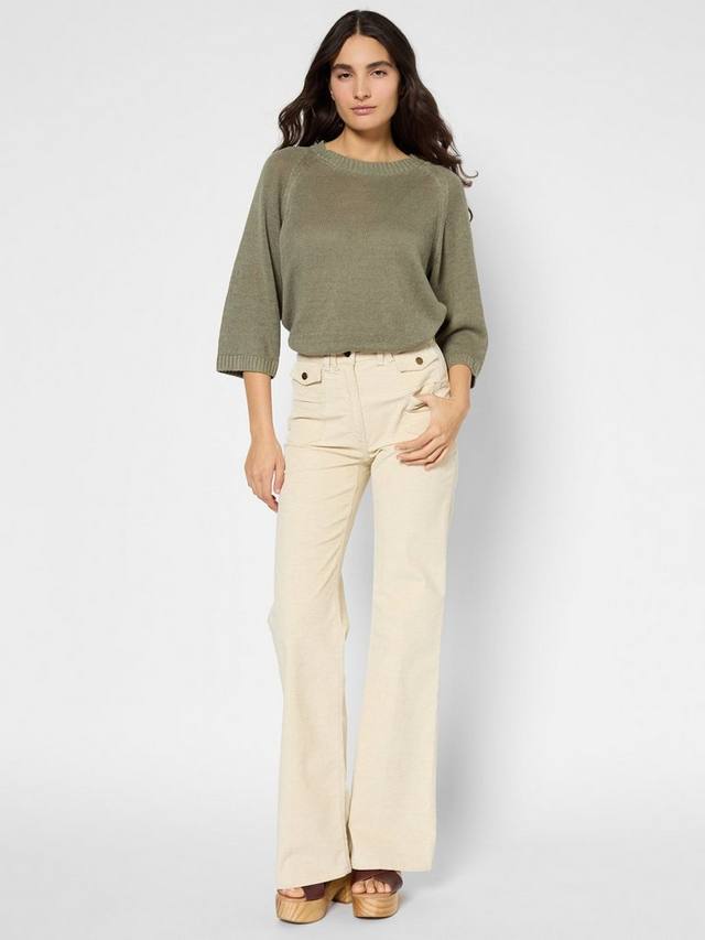

Джемпер из чистого льна joslyn Gerard Darel, цвет Khaki Green