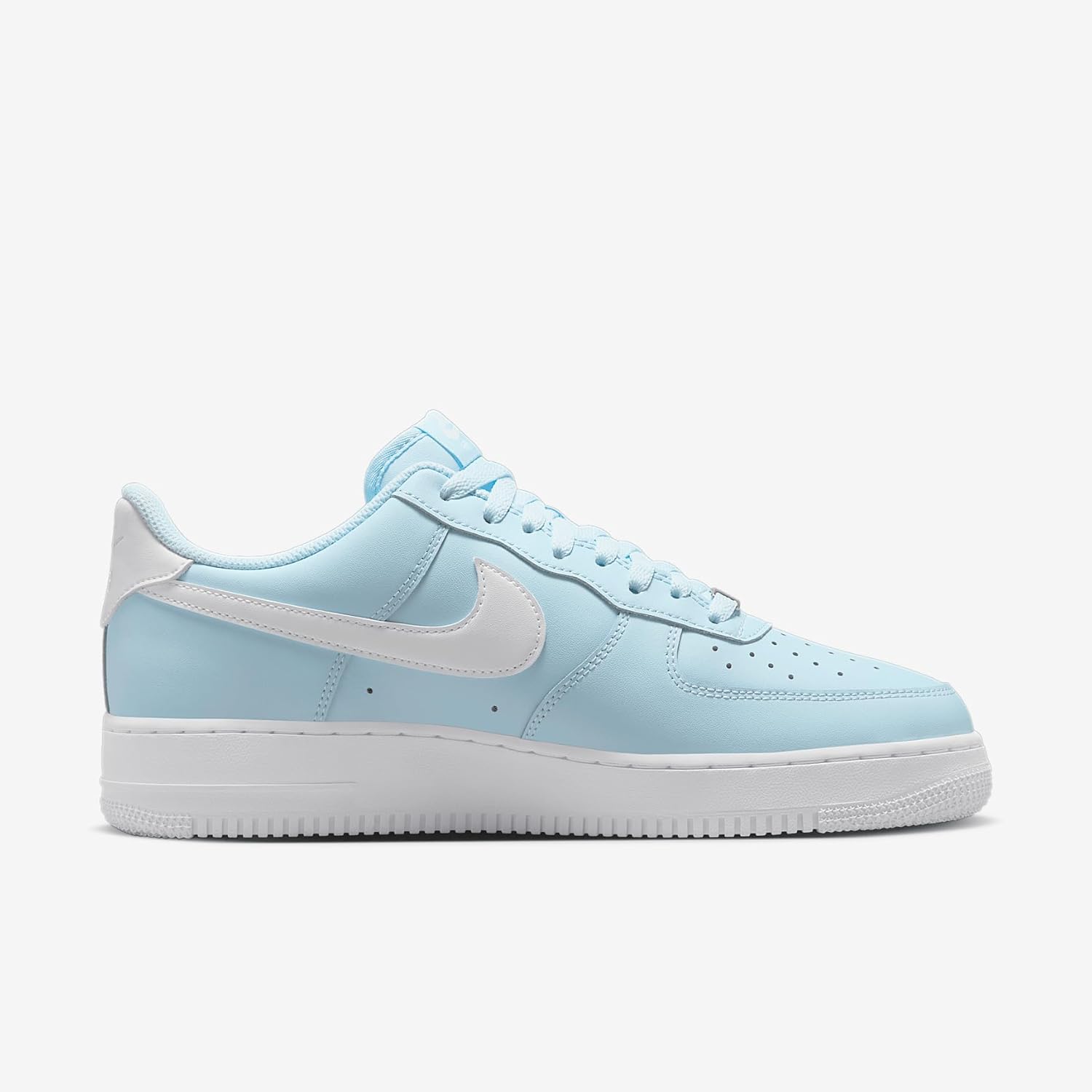 Кроссовки Nike Air Force 1 '07 мужские, Glacier Blue/White — фото 3