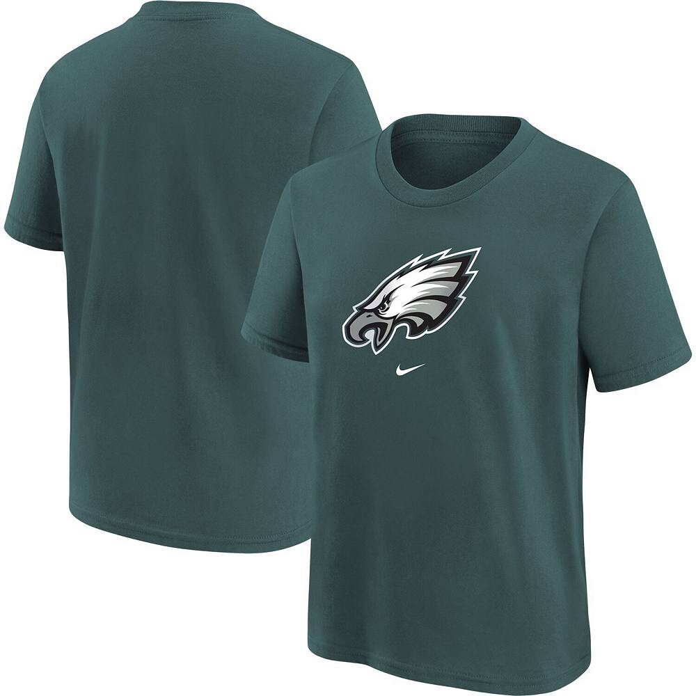 Молодежная футболка с логотипом Nike Midnight Green Philadelphia Eagles, цвет Eag Green — фото 2
