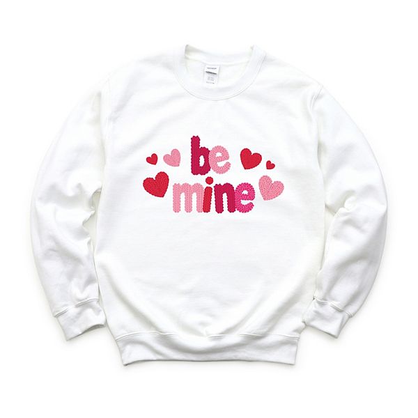

Свитшот женский с принтом Be mine Simply Sage Market, White, Белый, Свитшот женский с принтом Be mine Simply Sage Market, White