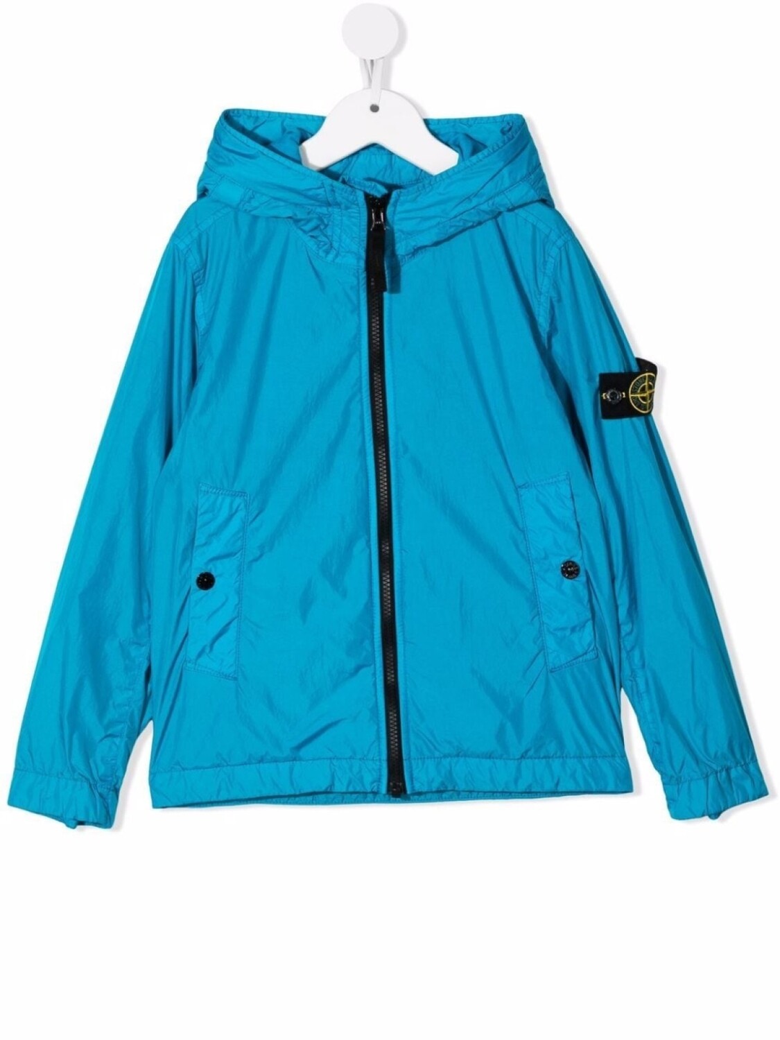 

Stone Island Junior куртка с нашивкой-логотипом, синий