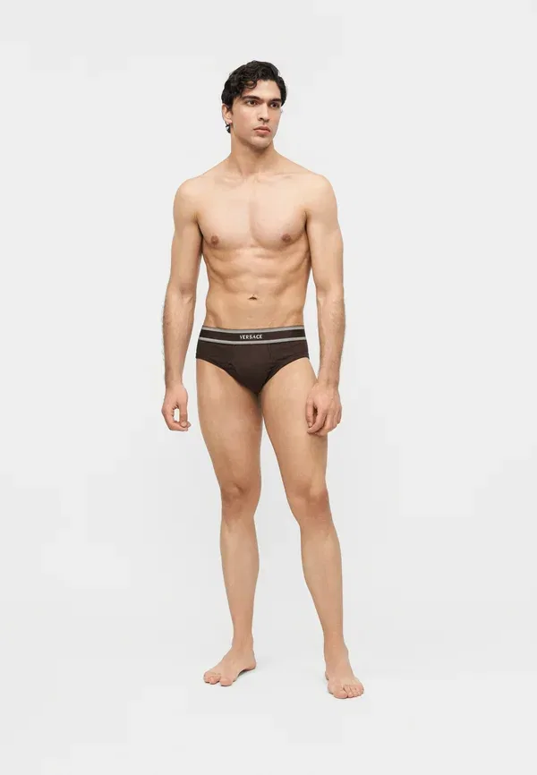 Трусы Versace Bio briefs, шоколадный — фото 2
