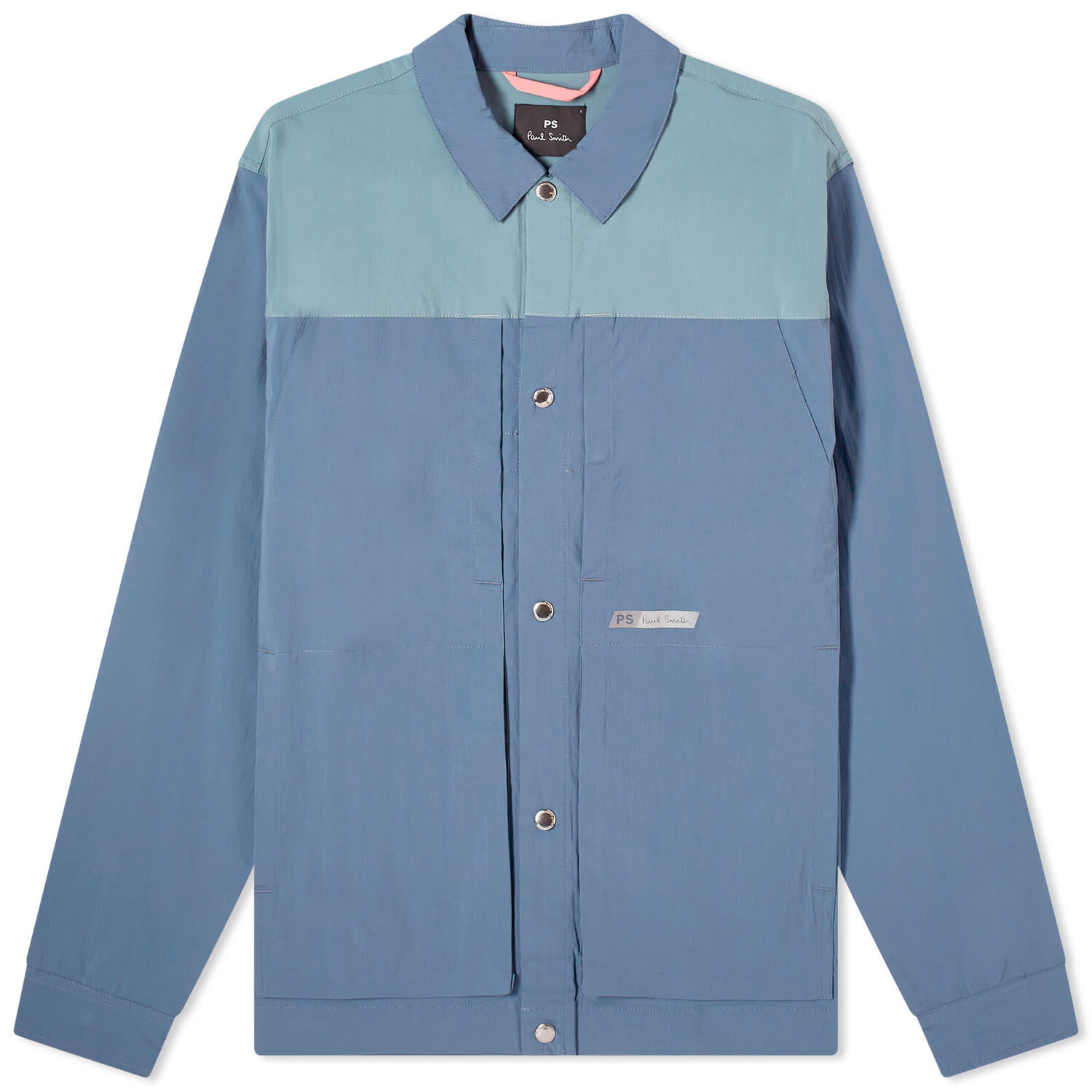 

Куртка Paul Smith Panel Overshirt, синий