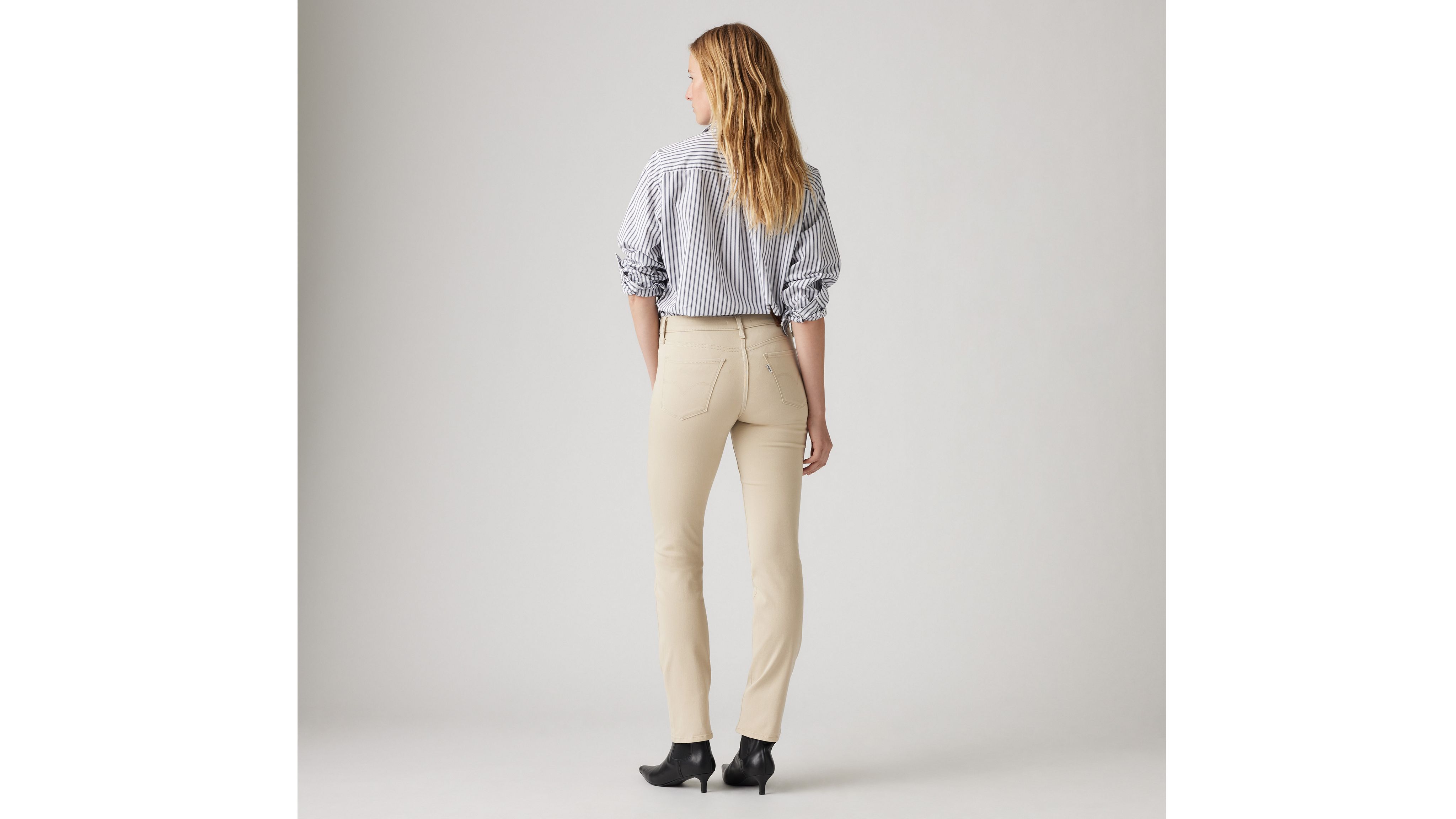 

314 Формирующие прямые женские джинсы Levi's, цвет Safari - Tan