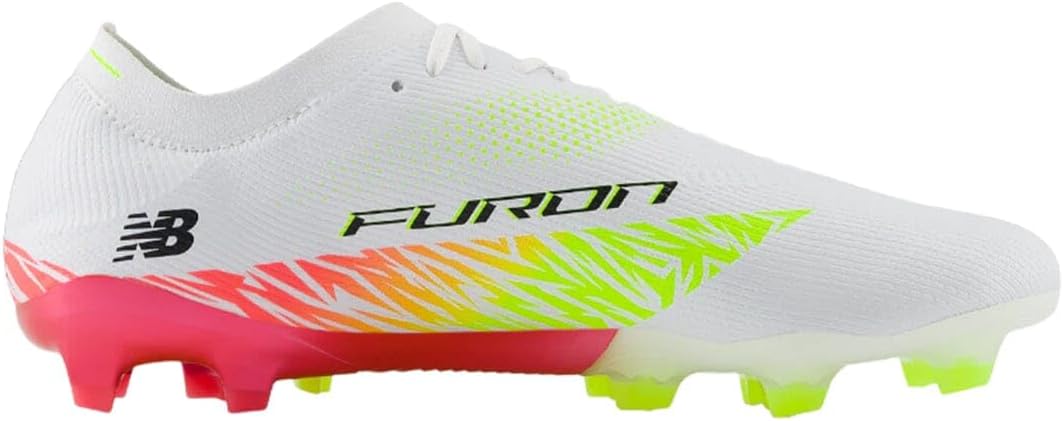 

Футбольные бутсы New Balance Men's Furon Elite FG V8, White/Energy Red/Hi-Lite