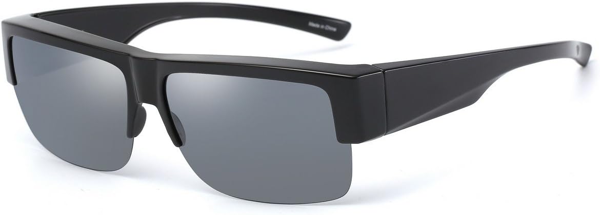

Солнцезащитные очки CAXMAN Fit Over Glasses для мужчин и женщин, поляризованные линзы, 100% защита от УФ-излучения, Black Frame/Black Lens | Medium Sized | Frame Height: 46mm/1.85inch