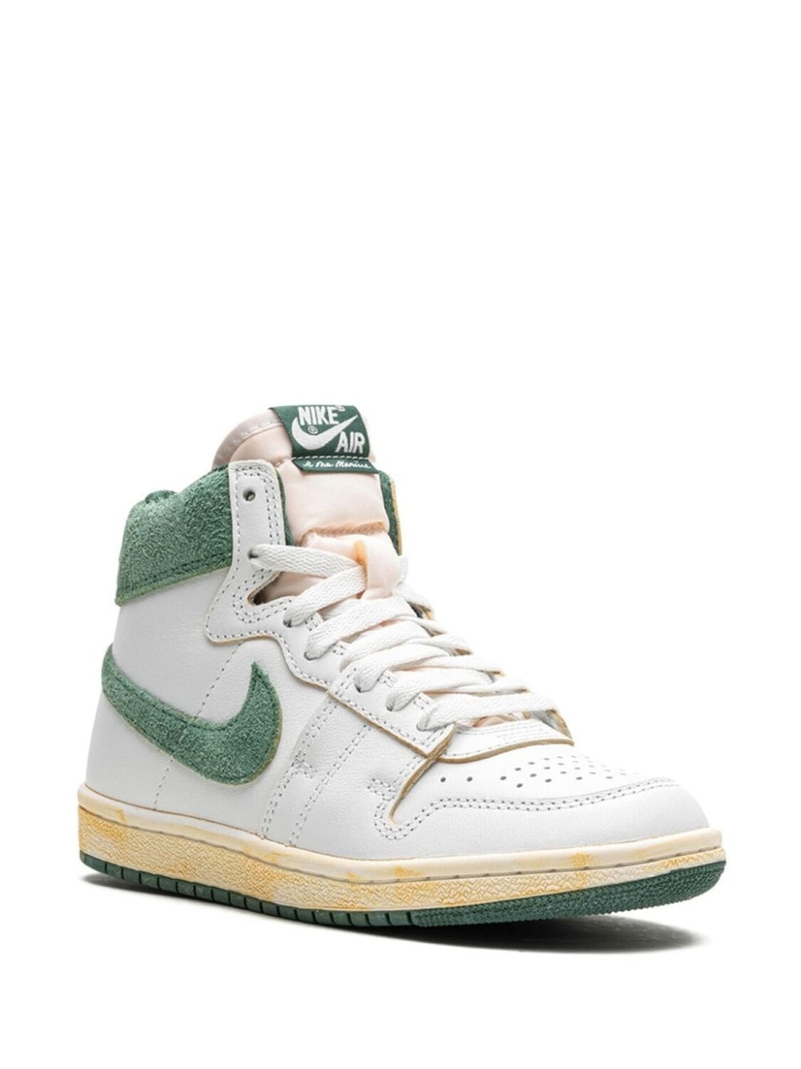 Jordan высокие кроссовки Air Ship PE x A Ma Maniere, белый — фото 2