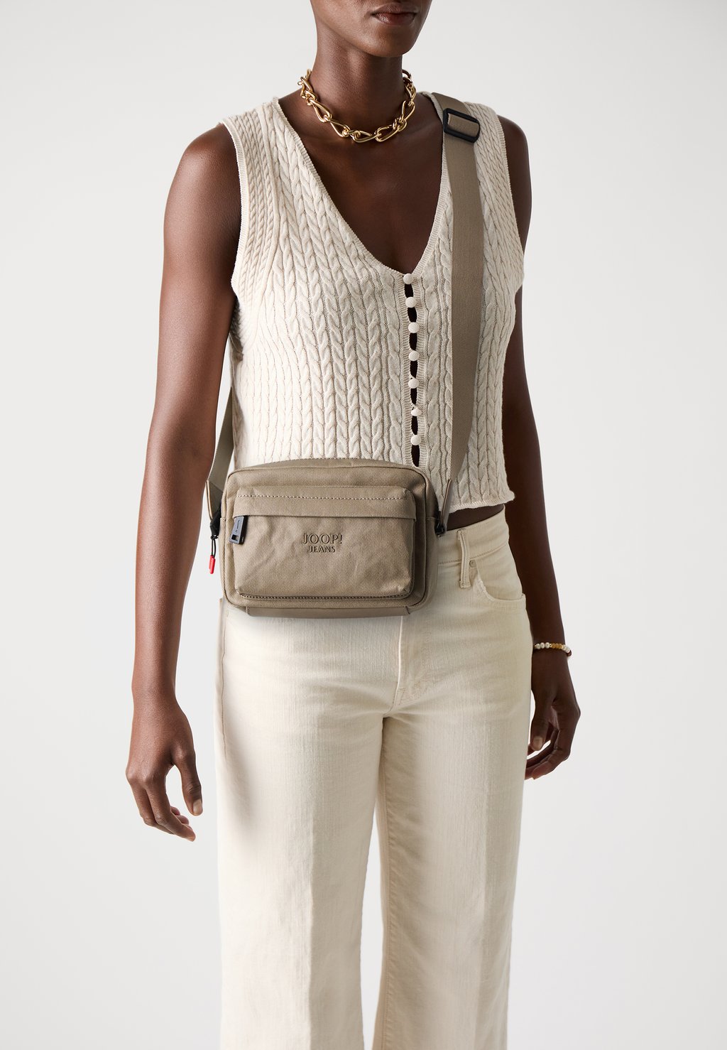 

Сумка через плечо BUCCINO PINO SHOULDERBAG UNISEX JOOP! Jeans, серо-коричневый