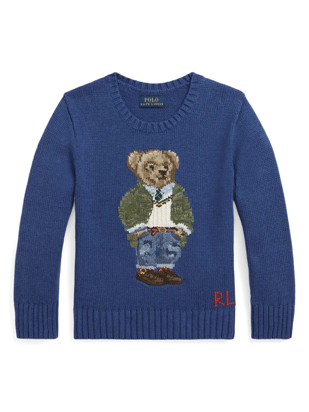 

Джемпер с логотипом POLO RALPH LAUREN KIDS, синий