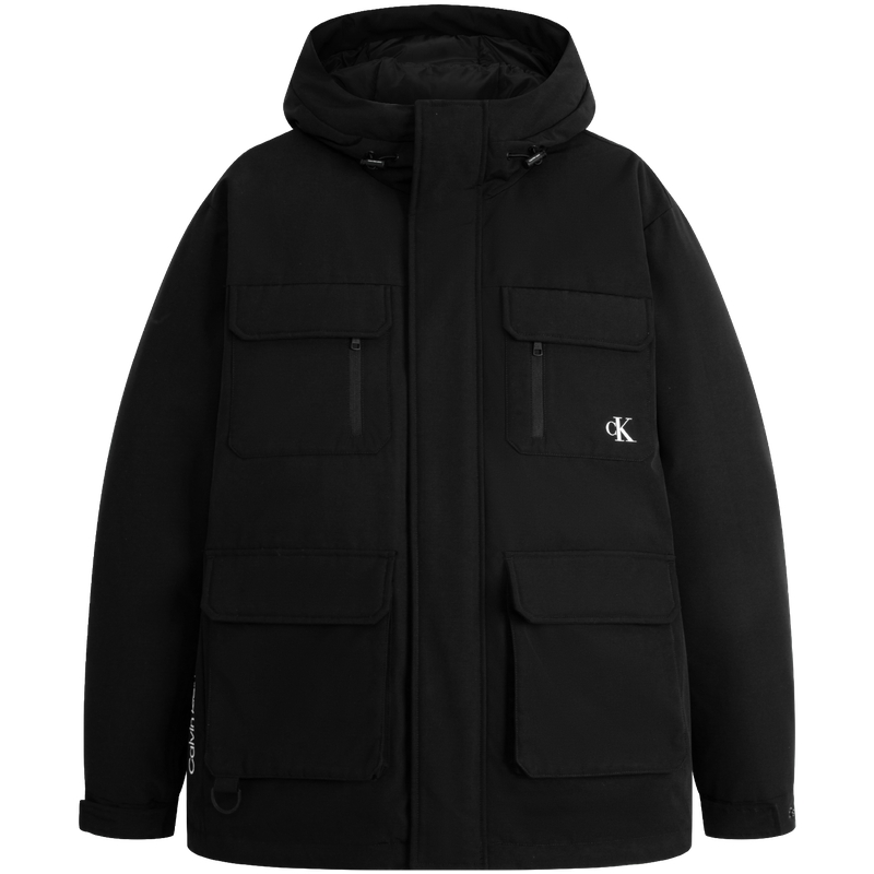 

Пуховик мужской Calvin Klein, BEH-Space Black, Черный, Пуховик мужской Calvin Klein, BEH-Space Black