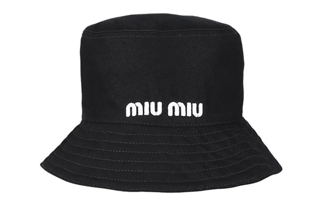 

MIU MIU Черная женская панама из полиэстера, Black