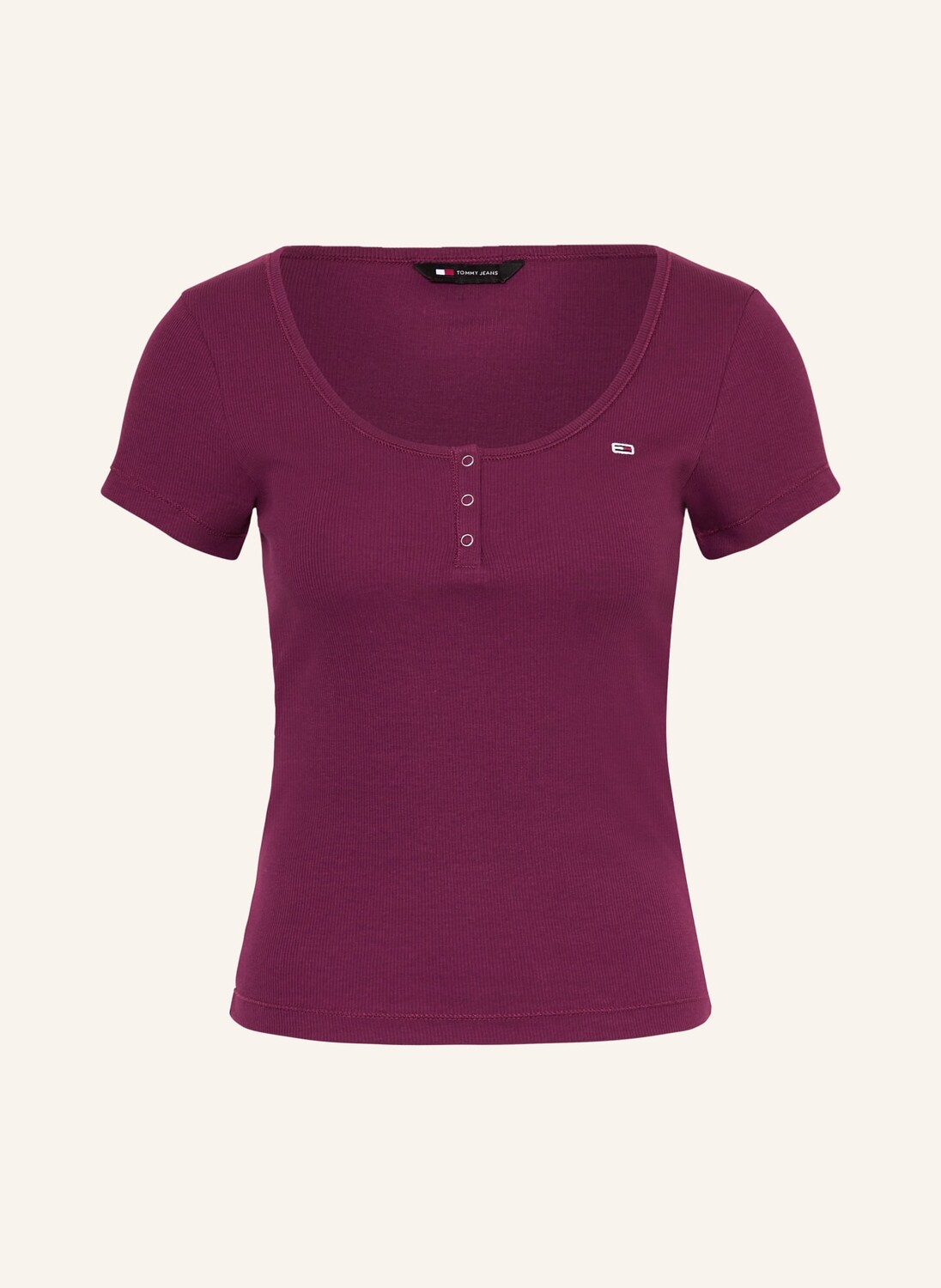 

Рубашка Хенли Tommy Jeans, красный