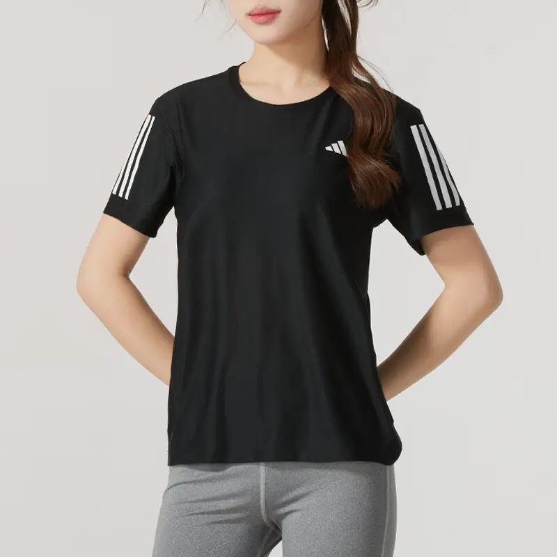 Adidas Футболка для бега Women's Black — фото 4