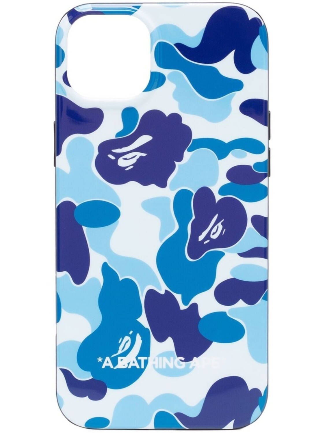 

A Bathing Ape чехол для iPhone 14 Plus с абстрактным принтом, синий