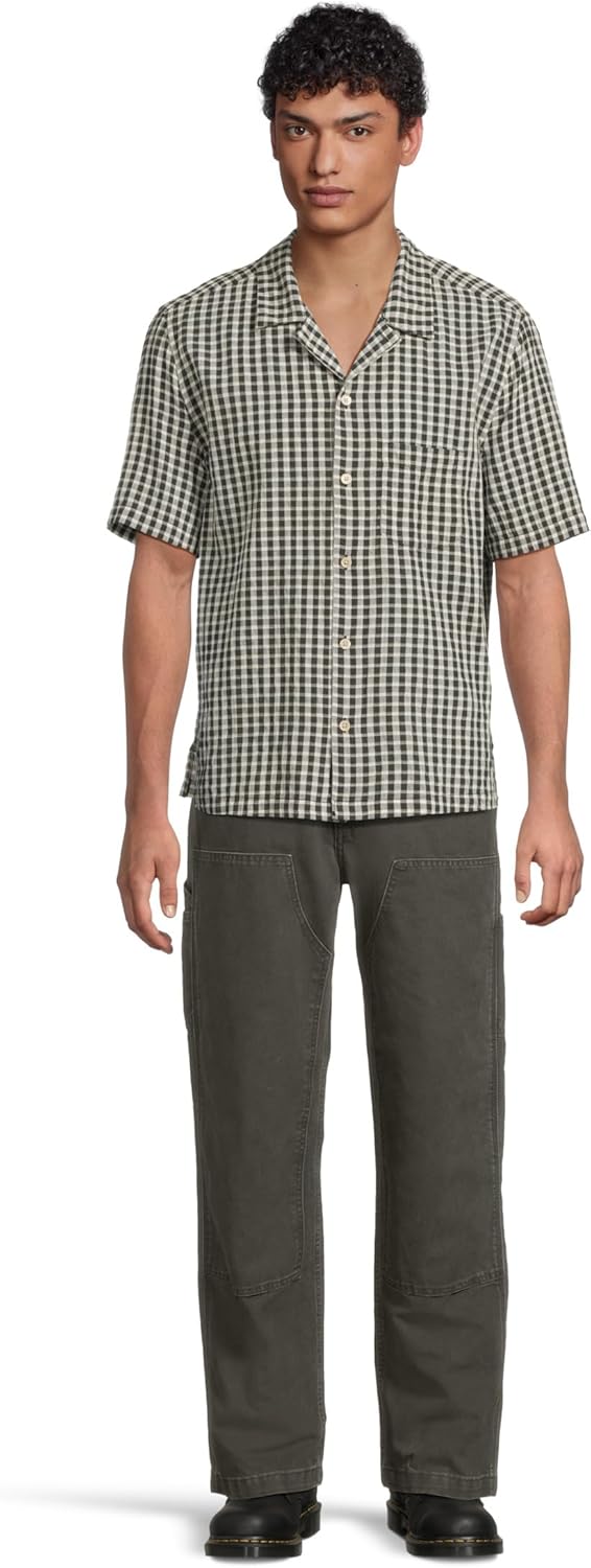 

Levi's Mens 568 Loose Straight Double Knee, Charcoal Green