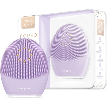 

FOREO LUNA 3 plus Термощеточка для очищения лица для чувствительной кожи и устройство для направленного микротокового лифтинга лица Лаванда