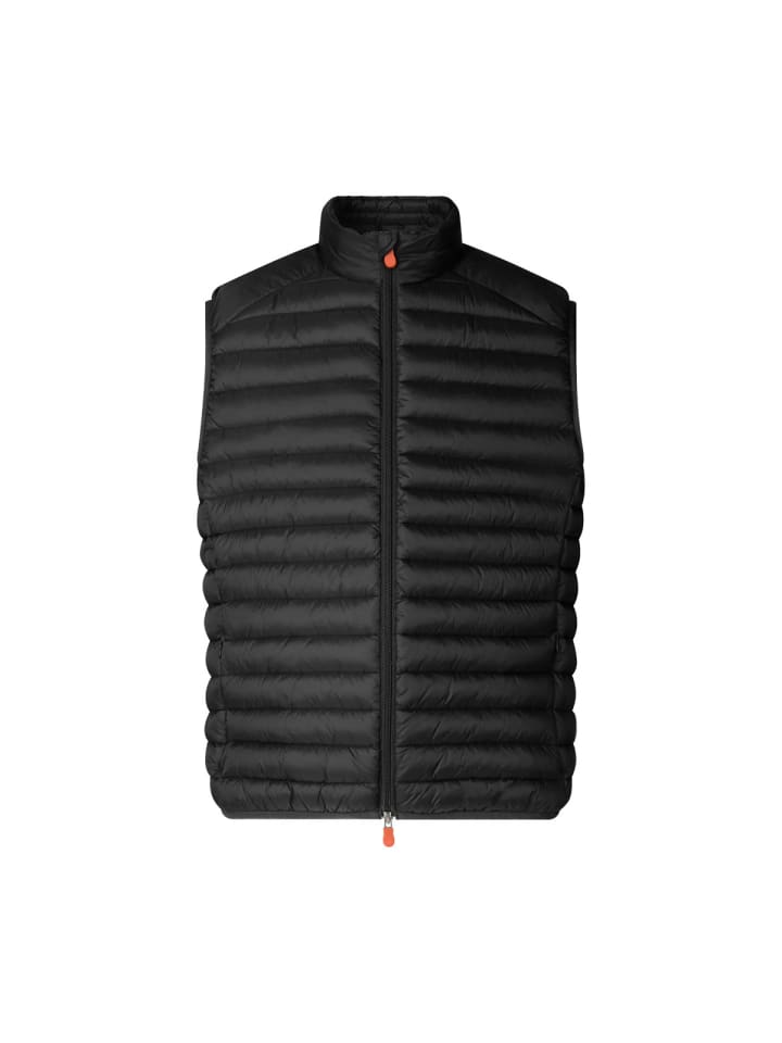 

SAVE THE DUCK Стеганый жилет Adam черного цвета