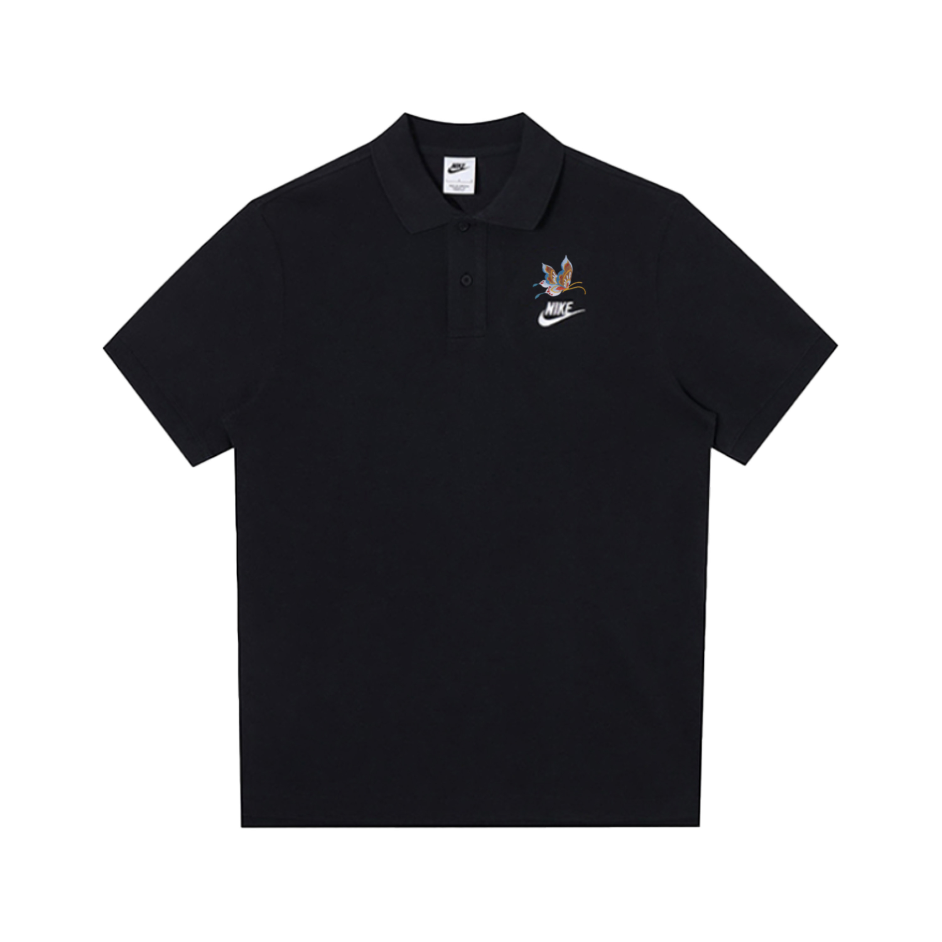 

Nike Мужская черная поло, Черный, Nike Мужская черная поло