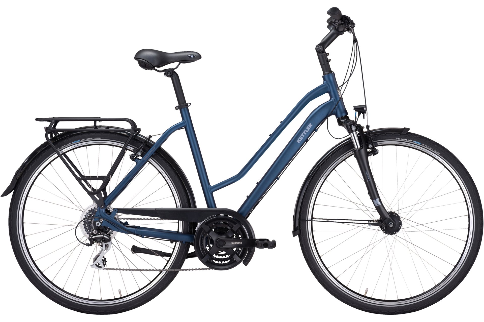 

Трекинговый велосипед Kettler Traveller 1.0 21g - 28 дюймов - trapez, blau | dark blue matt