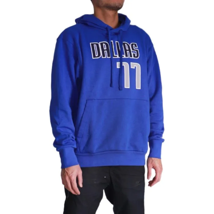 Толстовка с капюшоном из флиса Nba Dallas Mavericks Luca Doncic Essential Nike, Game Royal Blue — фото 4