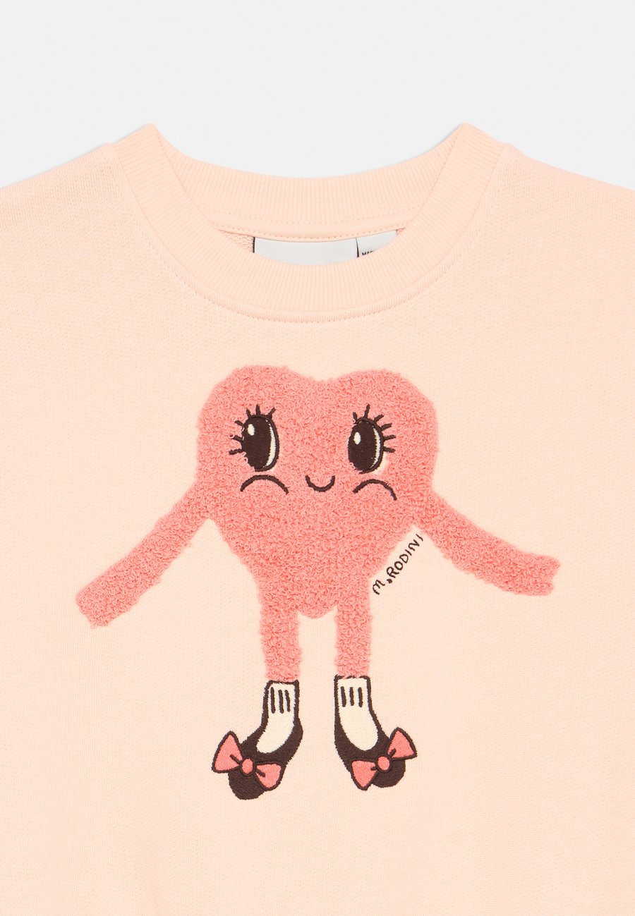 Толстовка Mini Rodini HEART IN SHOES CHENILLE UNISEX, Pink — фото 3