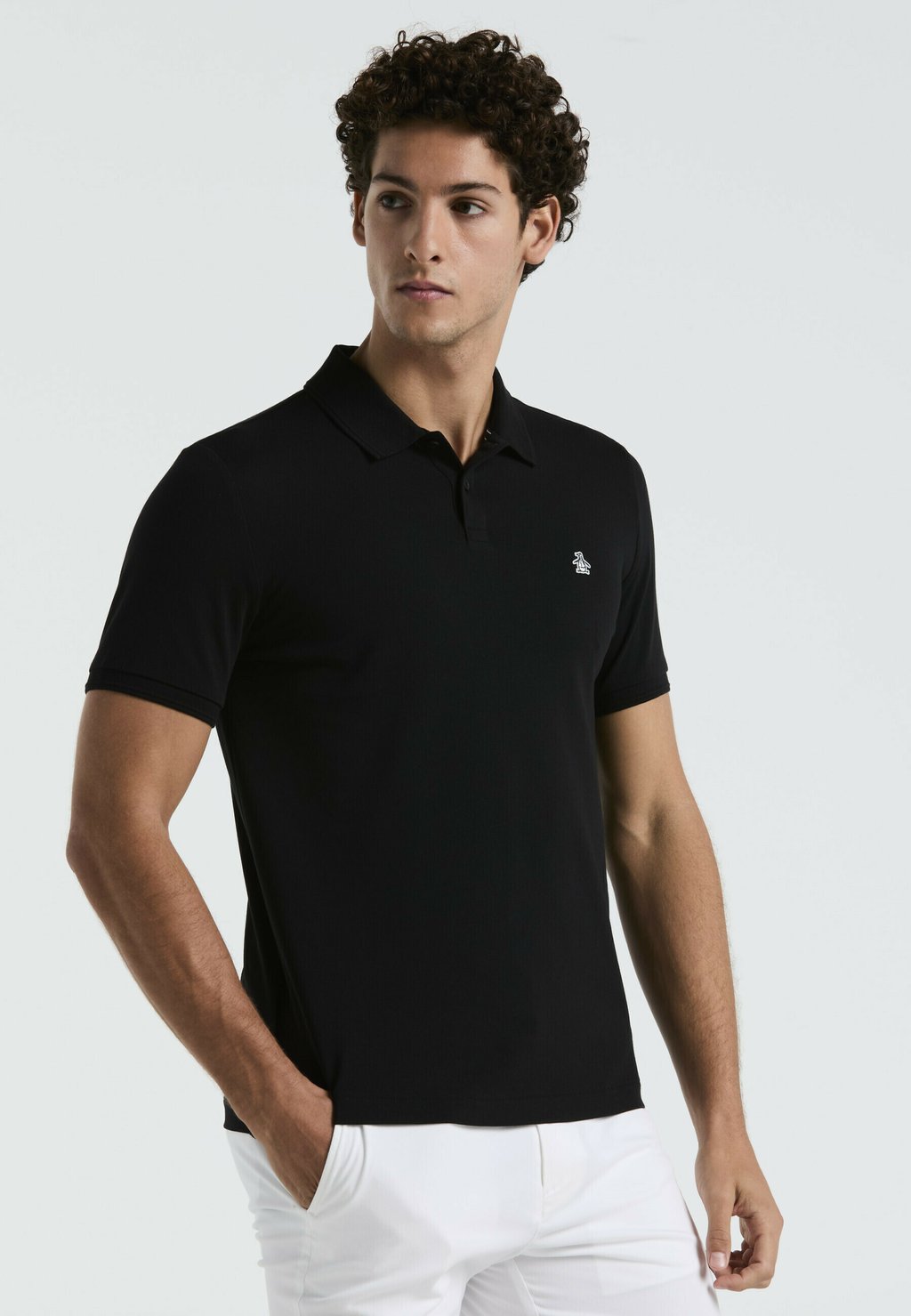 

Рубашка поло SHORT SLEEVE POLO SHIRT Original Penguin, черный