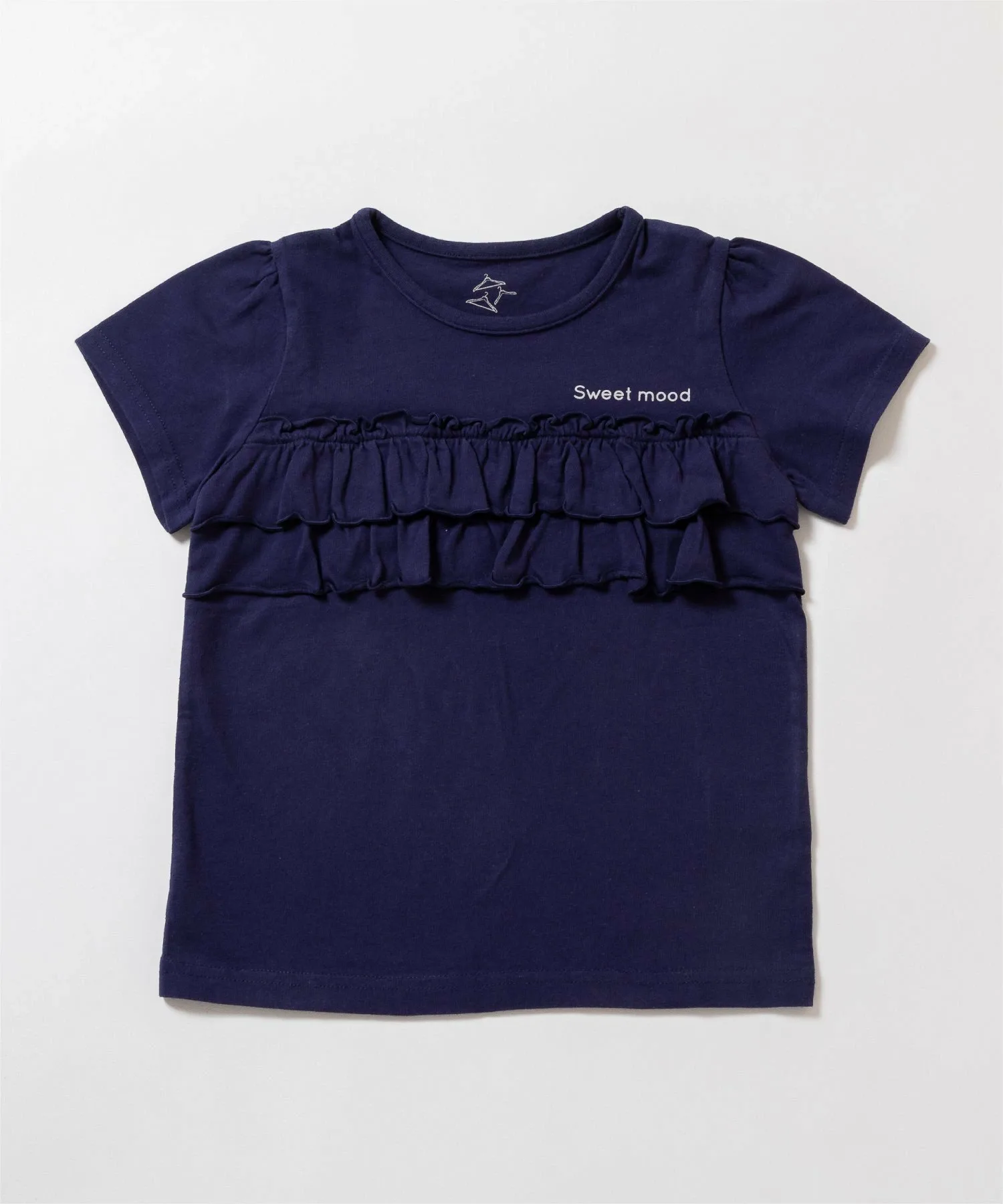 Футболка с оборками Ever Closet, Navy — фото 4