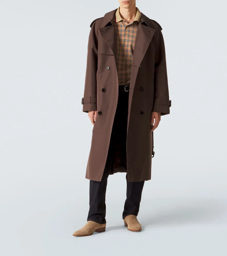 Джинсы Burberry прямого кроя, средняя посадка, синий — фото 2