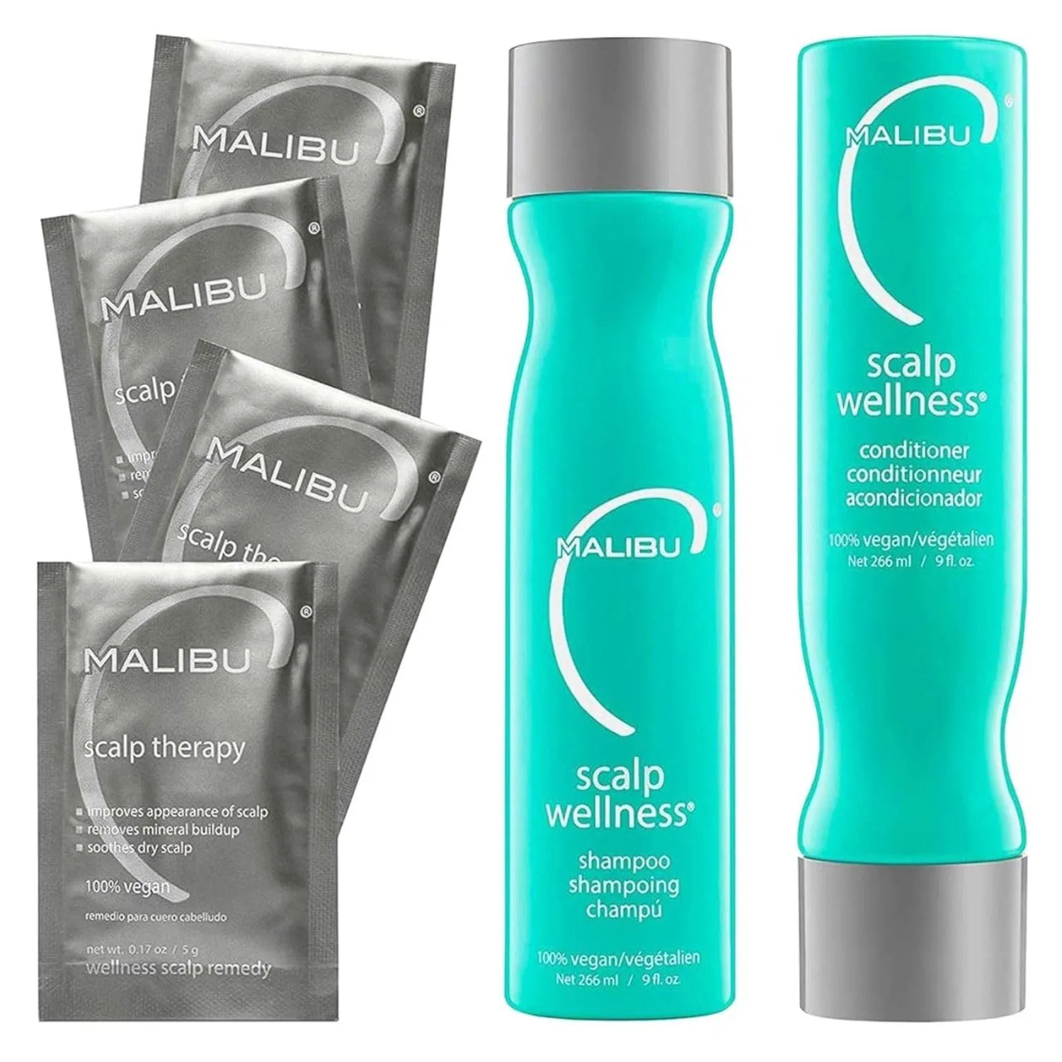 Набор для ухода за кожей головы «Scalp Wellness Collection» от Malibu C Malibu C